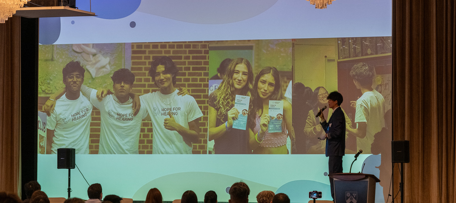 Hope For Hearing presenting at the Canada Youth Club Summit